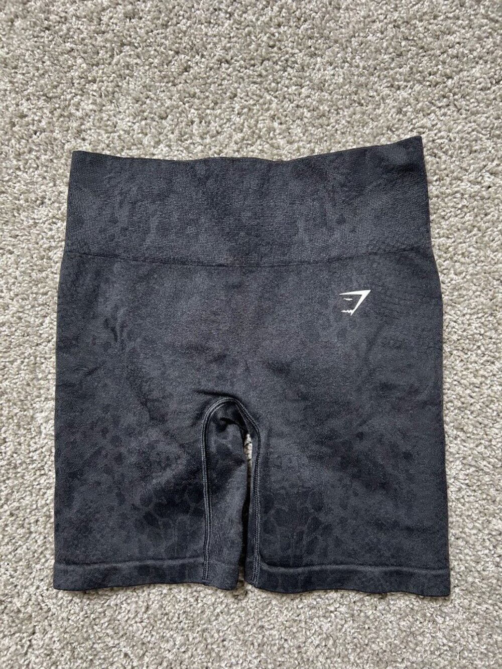 Whitney Gymshark Womens Sz S Adapt X Seamless High-Waisted Black Shorts